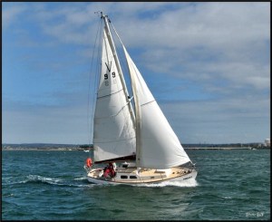 V99 Corio Vertue sailing in Westernport - Victoria, Australia in 2009