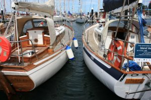 V218 Island Vertue at the Hobart Wooden Boats Festival